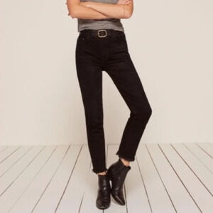 Reformation Julia Cropped Cigarette Jeans